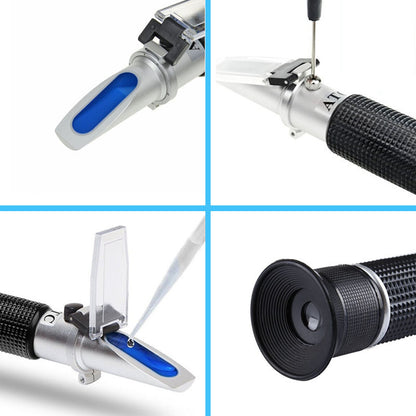 Refractometer alcohol detector