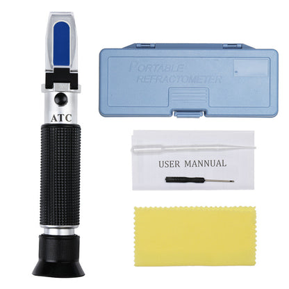 Refractometer alcohol detector