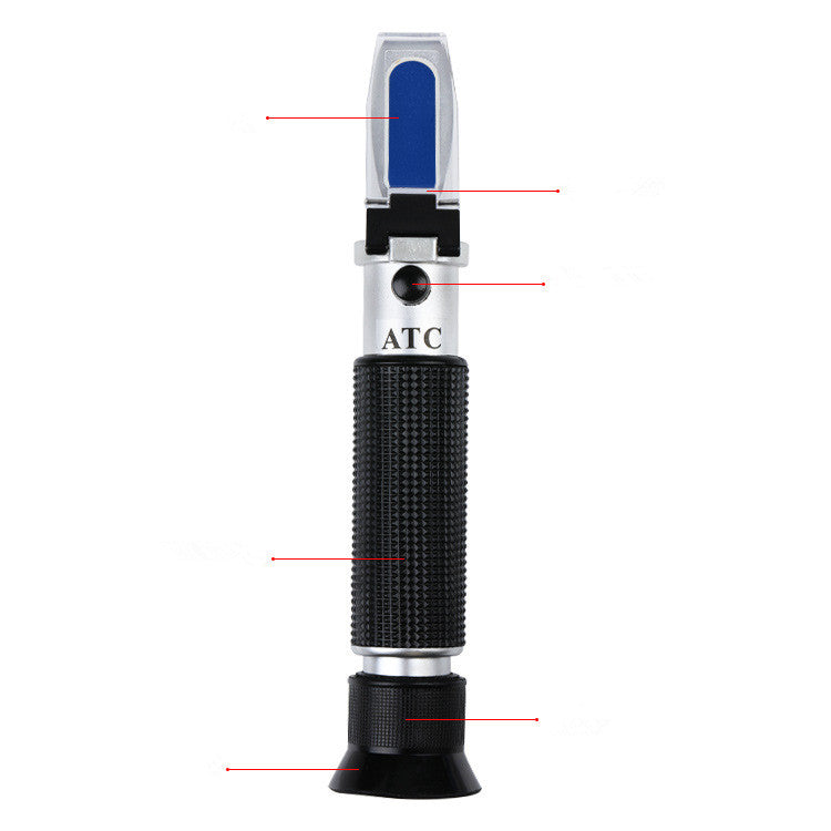 Refractometer alcohol detector