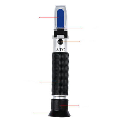 Refractometer alcohol detector