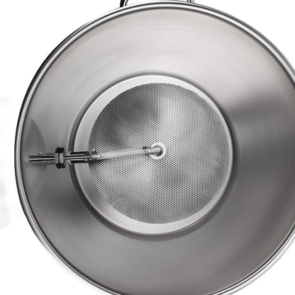 False Bottom 12'' 305mm Stainless Steel Hopback With 1/2" Barb Fittings,30cm Hose For Homebrew All Grain Brewing Parts Mash Tool