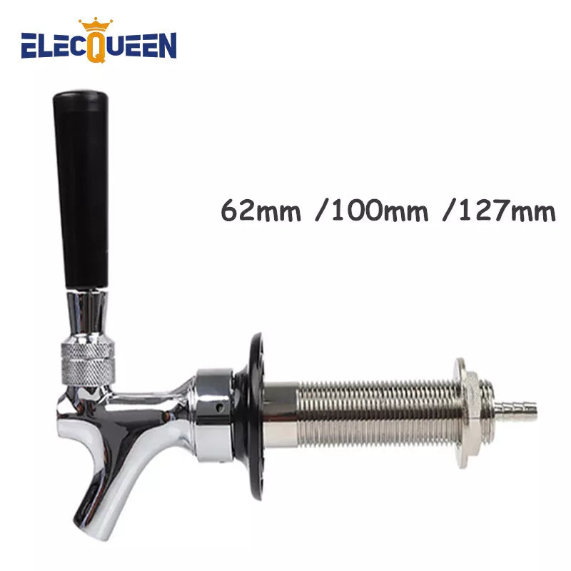 Homebrew Tools Draft Beer Tap Faucet with long Shank Tap Home Brew Kegging Combo Kits, 62mm/100mm/127mm for chosee