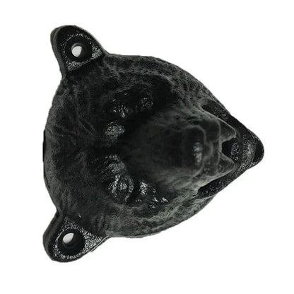 Cast Iron Bear head Beer Bottle Opener wall mount